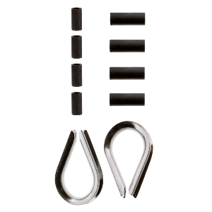 SCOTTY 1157 STAINLESS STEEL THIMBLE KIT