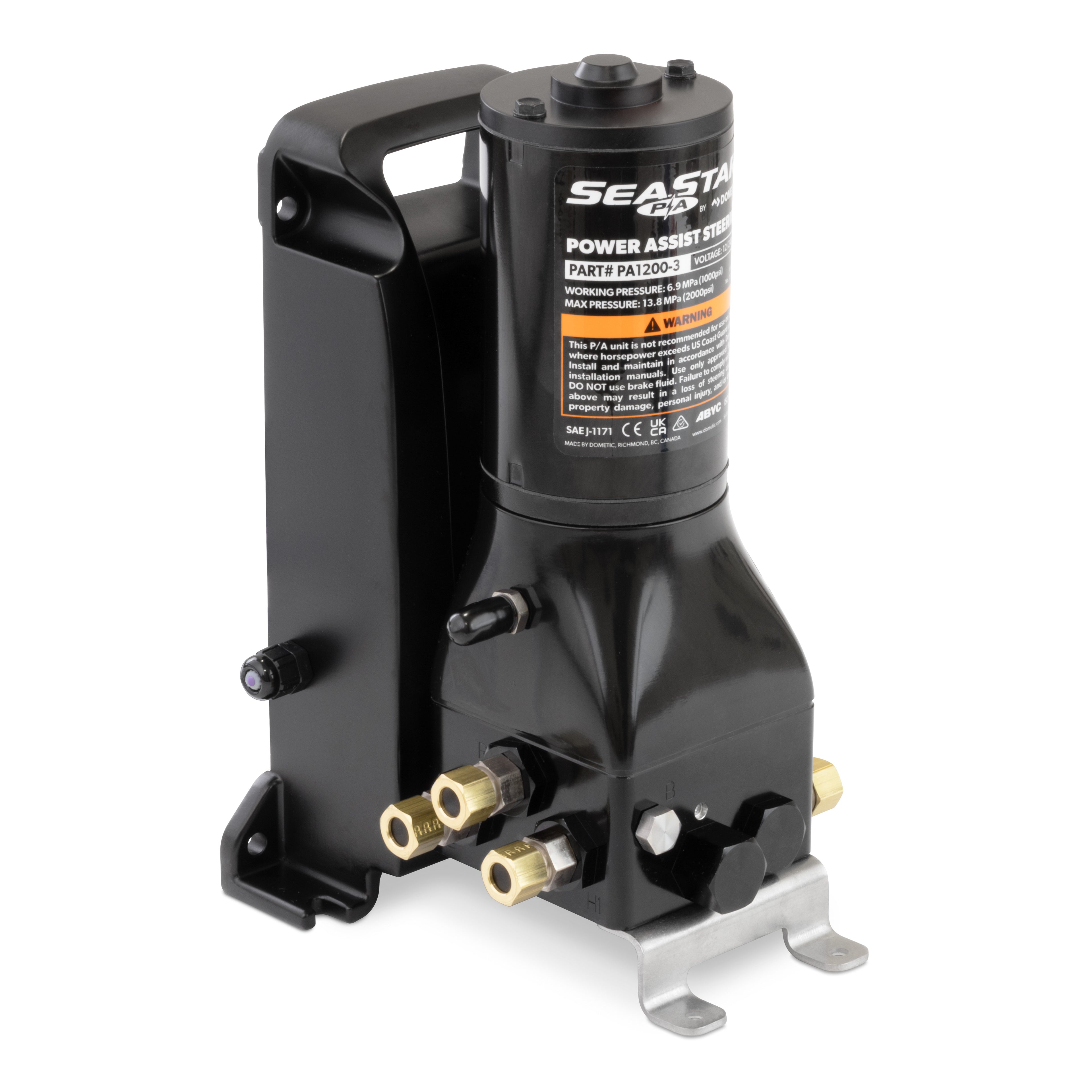 Seastar PA1200-3 Power Assist Unit 12/24v 15ft Harness
